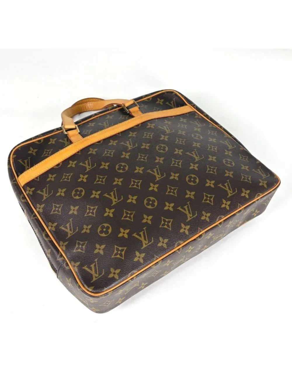 Louis Vuitton Porte Document Pegase Business Handbag Briefcase Monogram Brown